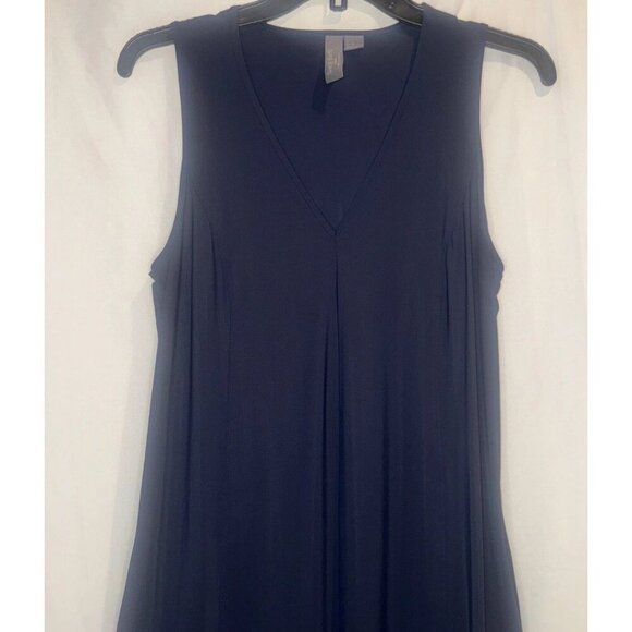 Sweaty Betty Womens Navy Blue Sleeveless Maxi Dress Sz 6 - Picture 2 of 10